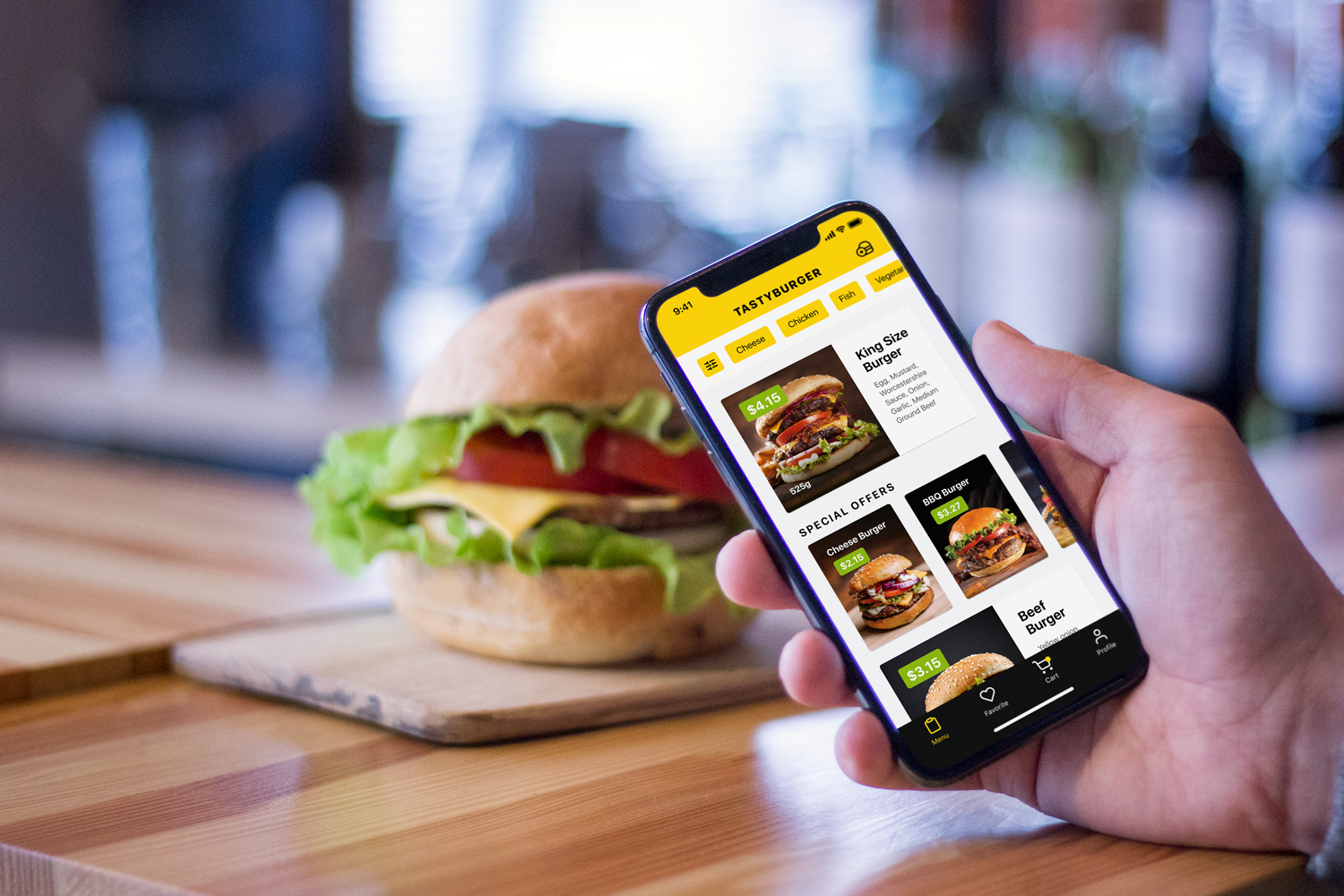 Мобильное приложение ресторана